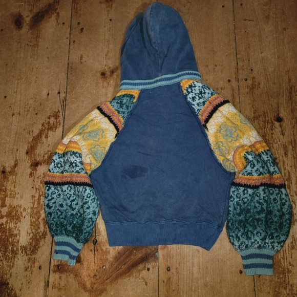 We The Free People MIXED TAPE media Hoodie Sweatshirt Sweater Sleeves Ruffgrrl - Picture 7 of 16